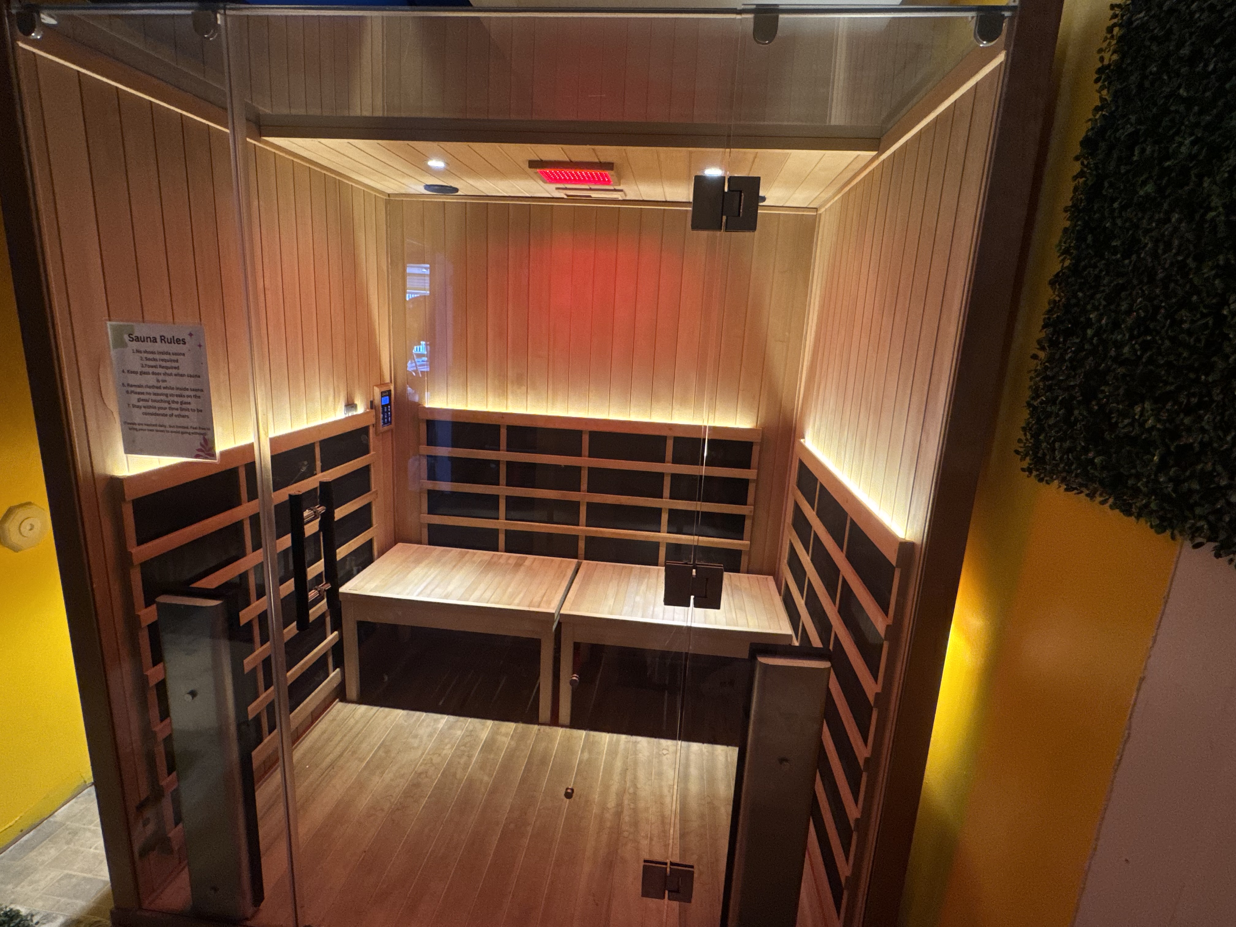 Infrared sauna — Watkins Glen